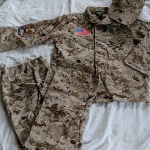 Kids Military camo costume